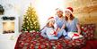 Komplet Pościeli Świątecznej 160x200 + 2x70x80, 100% Bawełna, 140g/m2, wzór: Christmas37 (3)