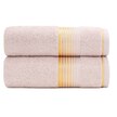 RĘCZNIK KĄPIELOWY 70x140 SPA HOTELOWY Duży Bawełniany 400g/m2 CHŁONNY - MONTREAL puder róż (3)