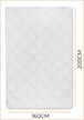 KOŁDRA LETNIA 160x200cm ANTYALERGICZNA PIKOWANA DO SPANIA IDEALNA NA UPAŁY (7)