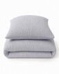 Pościel muślinowa 100x135 dziecięca - dwuwarstwowy muślin 140g/m2 + bawełna 120g/m2 Grey (4)