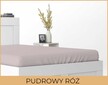 Prześcieradło 120x200 SATYNA z gumką pudrowo różowe (2)