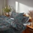 Pościel z Kory 160x200 + 2x70x80 Bawełniana Produkt Polski Bielawa - DMUCHAWIEC TURKUS (4)