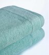 Zestaw 2x RĘCZNIK KĄPIELOWY 70x140 SPA HOTELOWY Duży Bawełniany 550g/m2 - VITO Jasny Turkus/ Aqua (3)