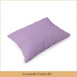 Poszewka na poduszkę 40x60cm BAWEŁNA 100% CERTYFIKAT - Gwiazdki Fiolet 89 (2)