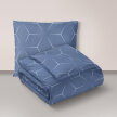 POŚCIEL HOTELOWA 140x200cm + POSZEWKA 70x80 BAWEŁNA 100% wzór: Milano Jeans (1)