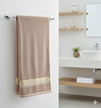 RĘCZNIK KĄPIELOWY 50x90 SPA HOTELOWY mały Bawełniany 400g/m2 CHŁONNY - MONTREAL Cappuccino (2)