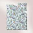  Pościel DZIECIĘCA 160x200 poszewka 50x70 dla dziecka 100% bawełna CERTYFIKAT Winter Forest Green (2)