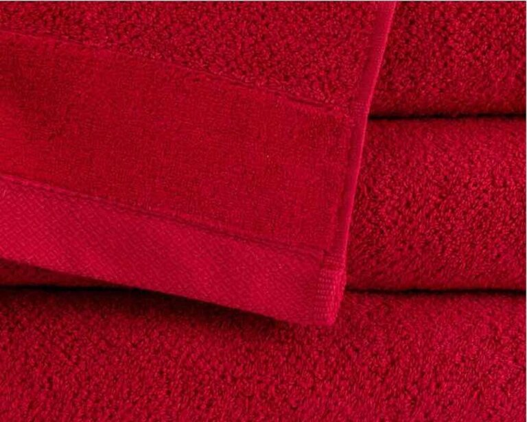 Zestaw 4x Ręczniki Bawełniane VITO 550 g/m2 – 2x 70x140 + 2x 50x90 | Hotelowe SPA Czerwony (2)