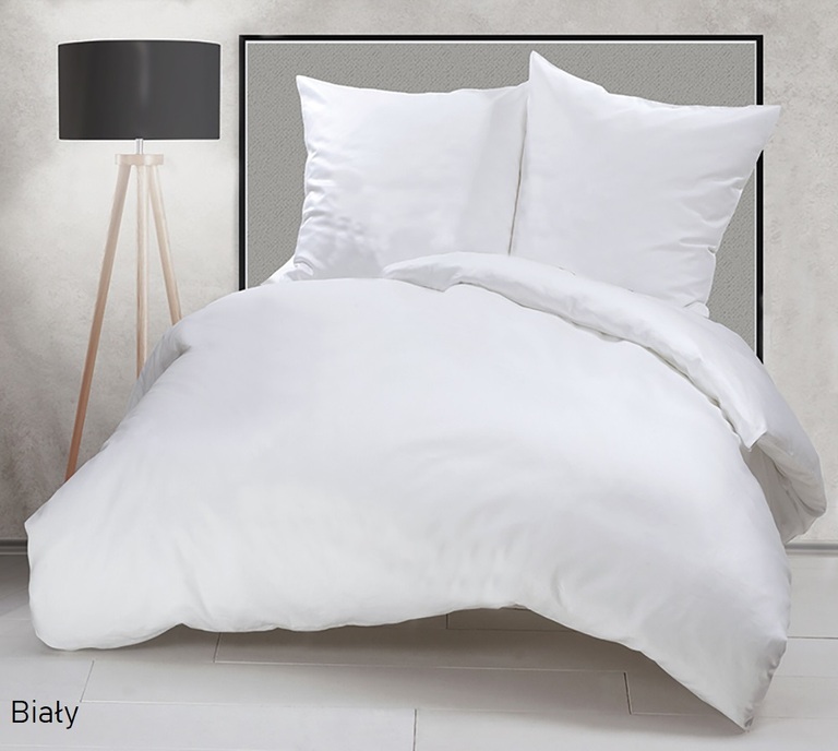 POŚCIEL Z KORY 160x200 + 2x70x80 Bawełna 100% Bielawa Produkt Polski - KOLOR BIAŁY (2)