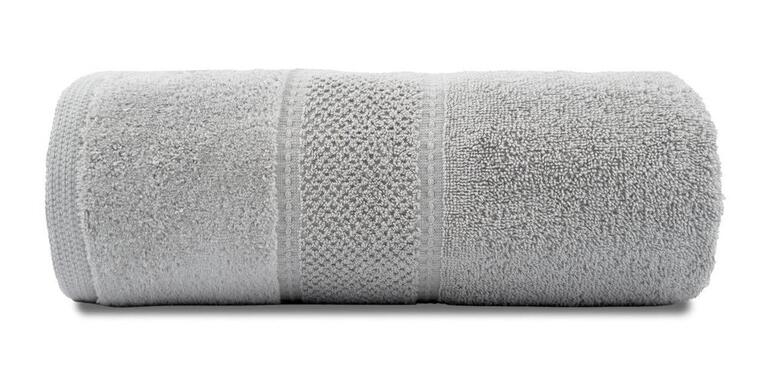 RĘCZNIK KĄPIELOWY 70x140 SPA HOTELOWY Duży Bawełniany 480g/m2 CHŁONNY - MARIO jasno szary (1)