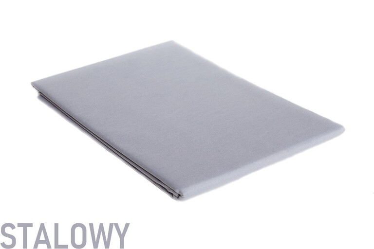 Prześcieradło Stalowy Hotelowe Tradycyjne 160x240 150g Bawełna 100% (2)