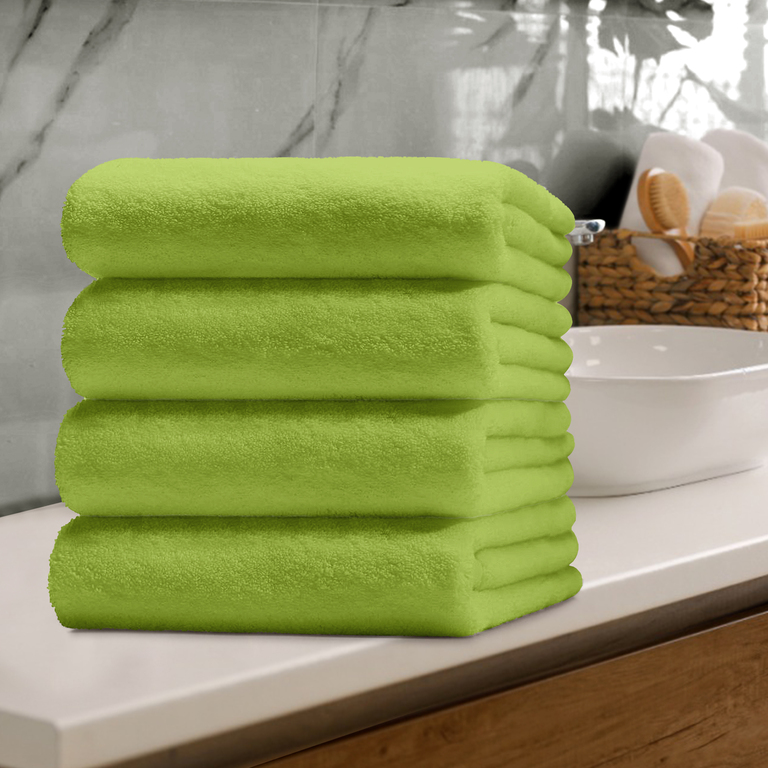 RĘCZNIK FROTTE 50x100 KĄPIELOWY BAWEŁNA 100% 500g/m2 CHŁONNY - Lime (5)