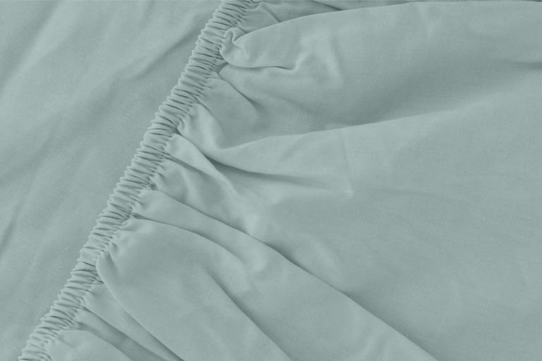 Prześcieradło z gumką 120x200 MikroSatyna Certyfikat, mięta (4)