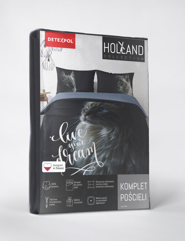 Pościel Bawełniana małżeńska 160x200 + 2x70x80 Holland 100% bawełna 5296_A (4)