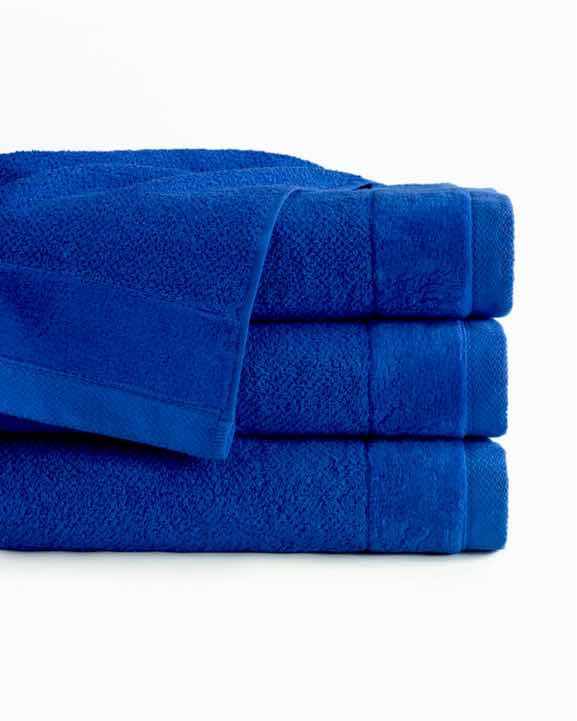 RĘCZNIK KĄPIELOWY 50x90 SPA HOTELOWY mały Bawełniany 550g/m2 CHŁONNY - VITO Chaber/royal blue  (2)