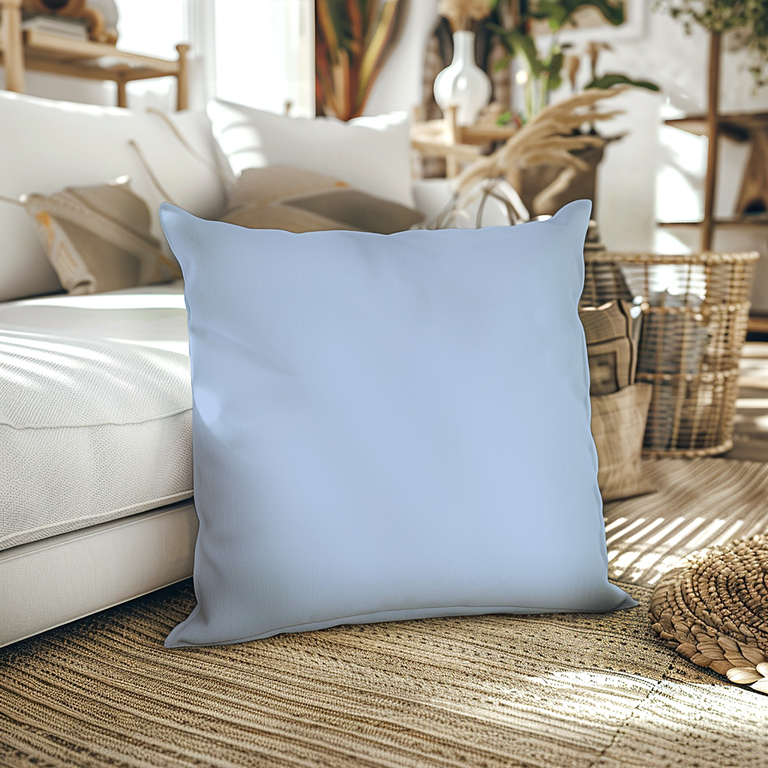 Poszewka na poduszkę 100% bawełna 40x40cm, jasiek, certyfikat- Niebieski (1)