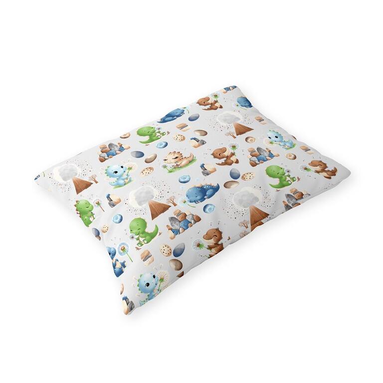 Poszewka na poduszkę 40x60cm BAWEŁNA 100% CERTYFIKAT - Dinusie Kolorowe (1)