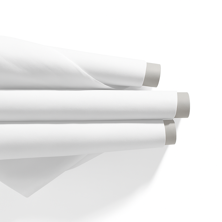 TKANINA BAWEŁNA BIAŁA 160cm szer. 125g 100%  bawełniana (2)