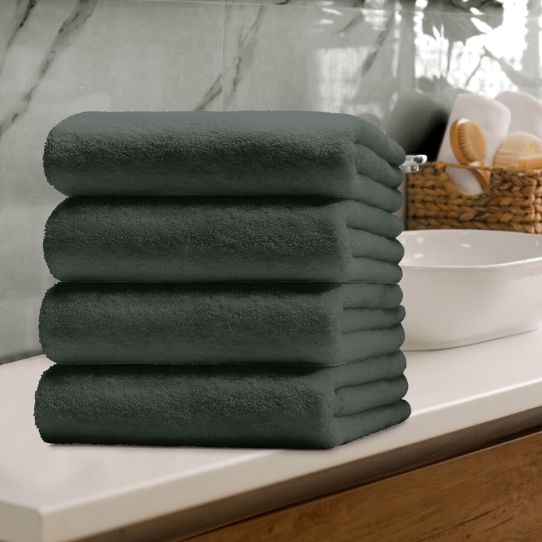 RĘCZNIK KĄPIELOWY 70x140 SPA HOTELOWY Duży Bawełniany 500g/m2 CHŁONNY - Hunter Green (5)