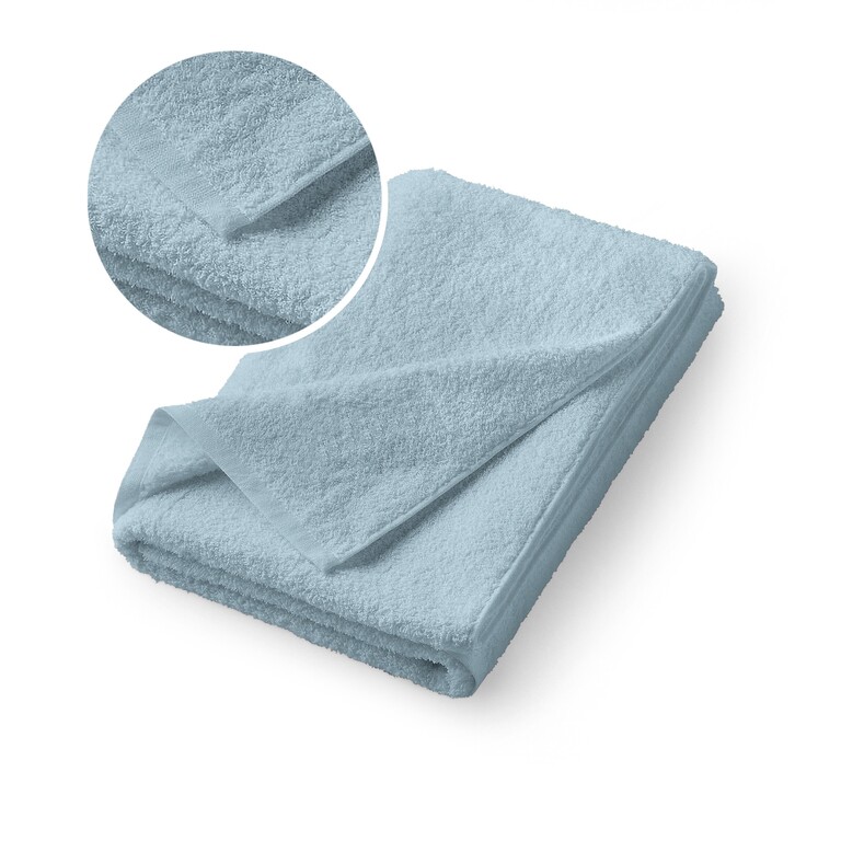 RĘCZNIK KĄPIELOWY 70x140 SPA HOTELOWY Duży Bawełniany 500g/m2 CHŁONNY - Arra blue (1)