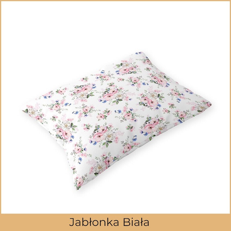 Poszewka na poduszkę 50x70cm BAWEŁNA CERTYFIKAT - Jabłonka biała (2)