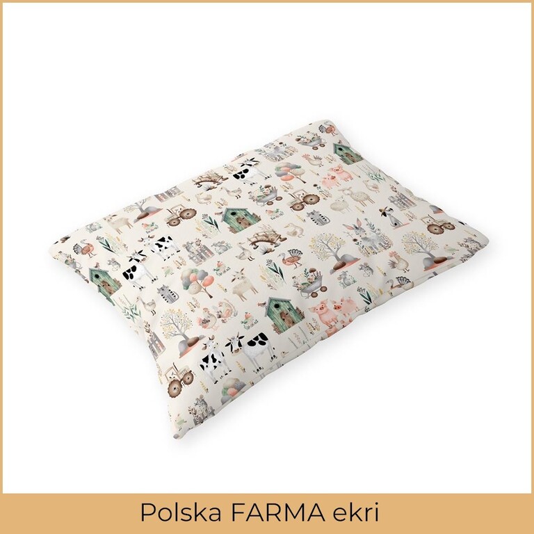 Poszewka na poduszkę 50x70cm BAWEŁNA CERTYFIKAT - Polska Farma Ekri (2)
