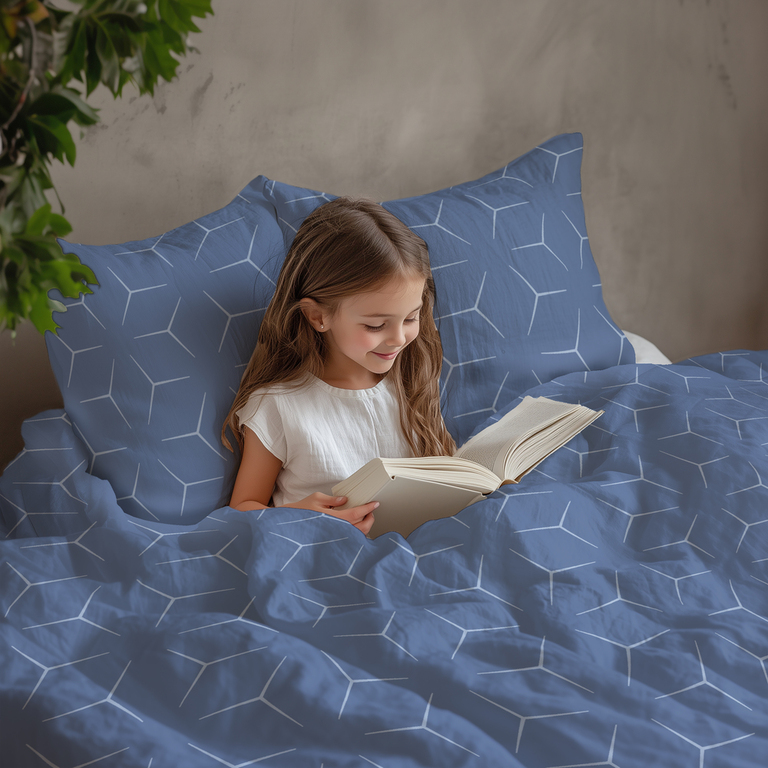 Pościel z Kory 140x200 + poszewka 70x80 POLSKI PRODUCENT - MILANO JEANS (9)