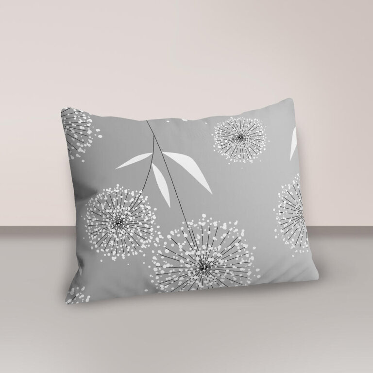  Poszewka 70x80cm na poduszkę 100% bawełna wzór: DMUCHAWiEC SZARY (1)