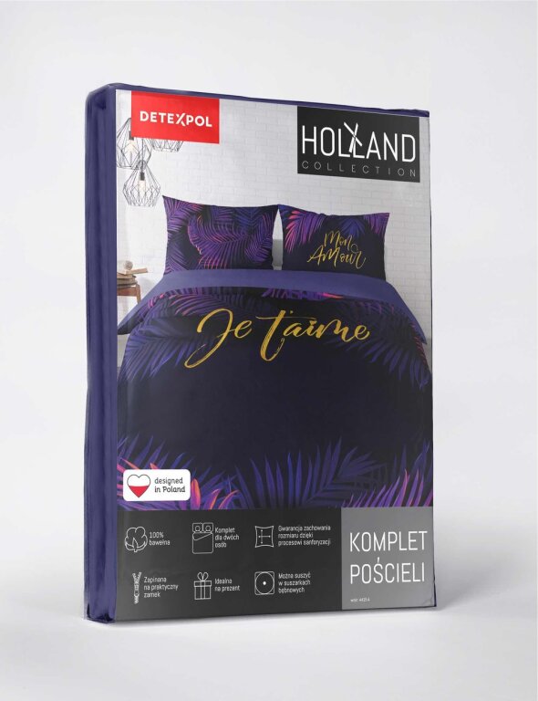 Pościel Bawełniana małżeńska 160x200 + 2x70x80 Holland 100% bawełna 4415_A (4)