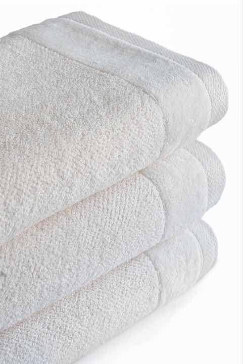 RĘCZNIK KĄPIELOWY 70x140 SPA HOTELOWY Duży Bawełniany 550g/m2 CHŁONNY - VITO kremowy (4)