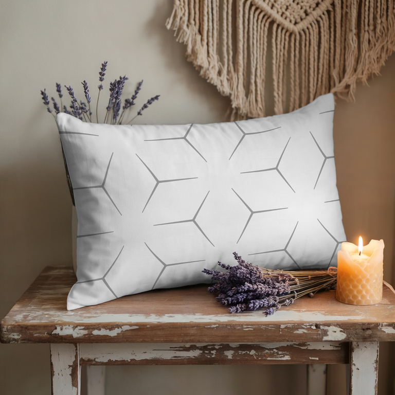 Poszewka na poduszkę 40x60cm BAWEŁNA 100% CERTYFIKAT - Milano Białe (2)