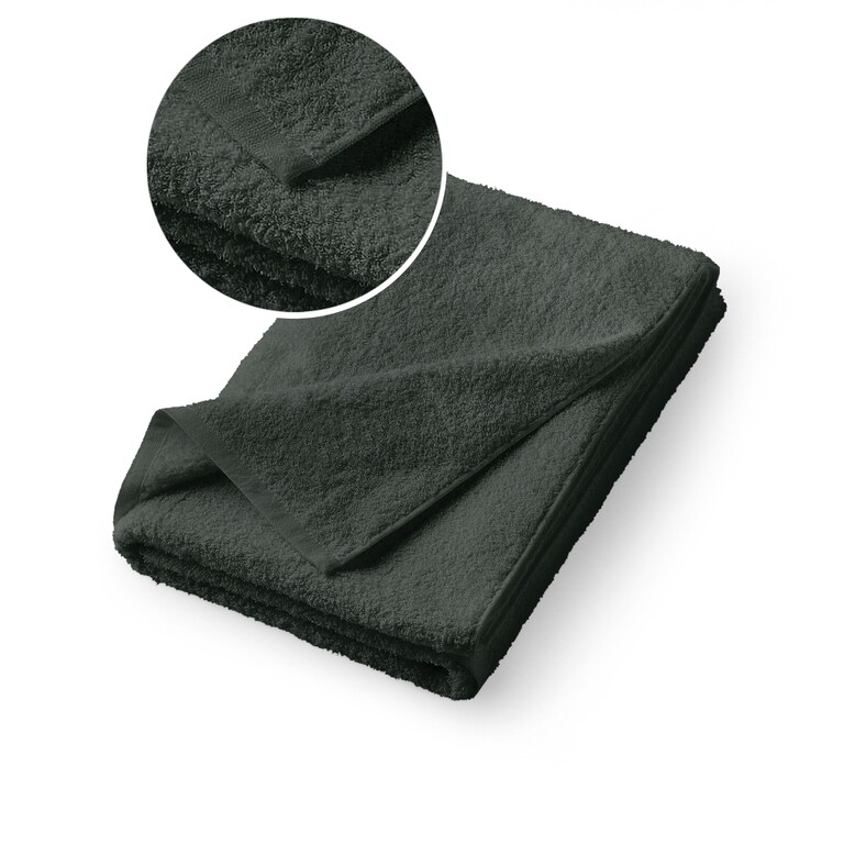 RĘCZNIK KĄPIELOWY 70x140 SPA HOTELOWY Duży Bawełniany 500g/m2 CHŁONNY - Hunter Green (1)