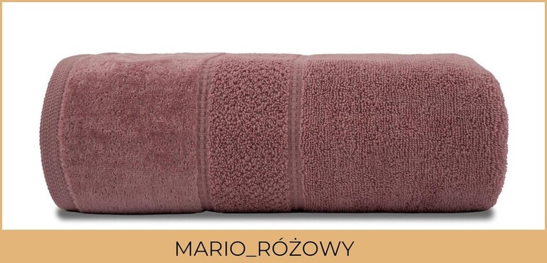 RĘCZNIK KĄPIELOWY 100x150 SPA HOTELOWY Bawełniany 480g/m2 CHŁONNY - MARIO różowy (2)