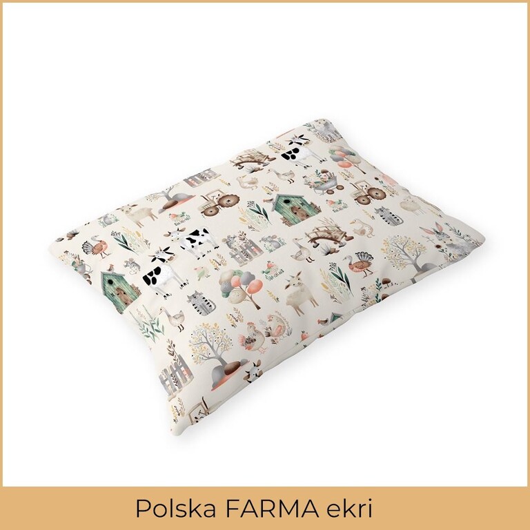 Poszewka na poduszkę 50x60cm BAWEŁNA CERTYFIKAT - Polska Farma Ekri (2)