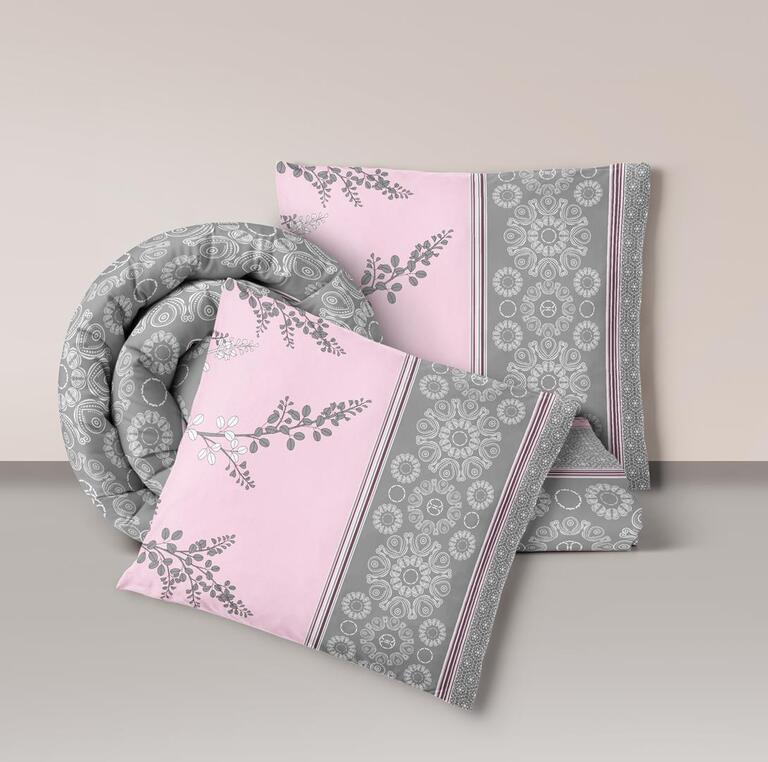Pościel z Kory 160x200 + 2x70x80 Bawełna 100% Bielawa Produkt Polski - 1234 (1)