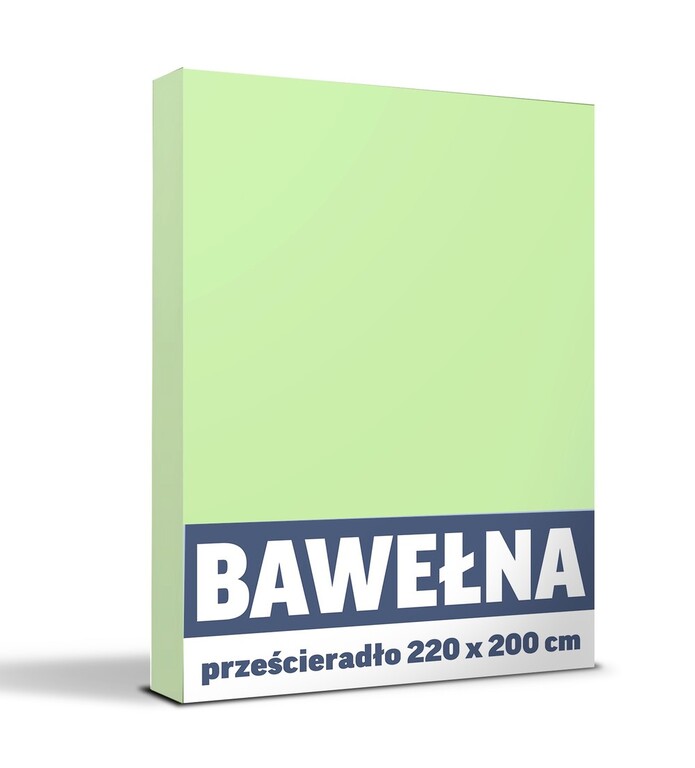 LUX Prześcieradło Tradycyjne 200x220CM Bez Gumki BAWEŁNA 100%, jabłuszko (1)