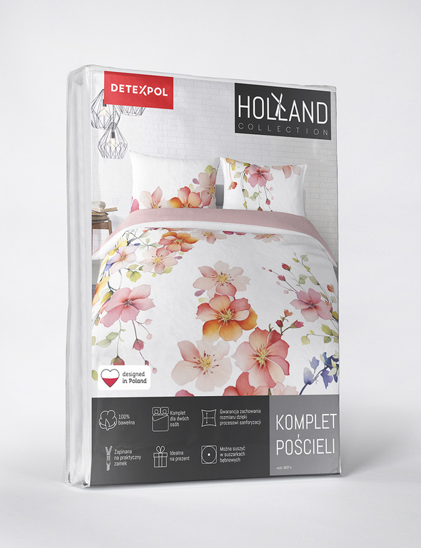  Pościel Bawełniana Małżeńska 200x220 + 2x70x80 Holland 100% bawełna 5837 A (4)