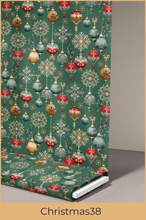 Tkanina na metry, Materiał do szycia, Tkanina, 100% BAWEŁNA, wzór: Christmas38 (2)
