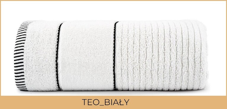 RĘCZNIK KĄPIELOWY 70x140 SPA HOTELOWY Duży Bawełniany 470g/m2 CHŁONNY - TEO biały (2)