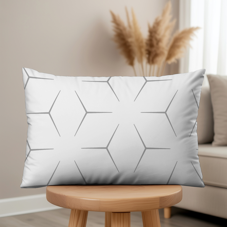 Poszewka na poduszkę 40x60cm BAWEŁNA 100% CERTYFIKAT - Milano Białe (8)
