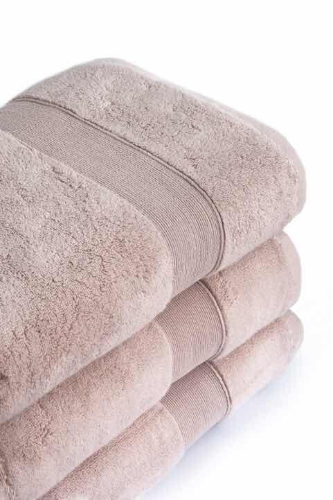 RĘCZNIK KĄPIELOWY 50x90 SPA HOTELOWY mały Bawełniany 600g/m2 CHŁONNY - ROCCO Perłowy (4)