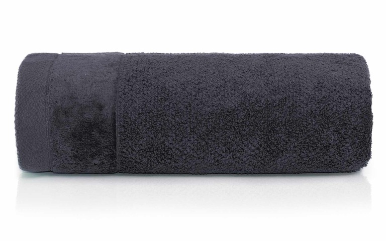 RĘCZNIK KĄPIELOWY 50x90 SPA HOTELOWY mały Bawełniany 550g/m2 CHŁONNY -  VITO grafitowy (1)