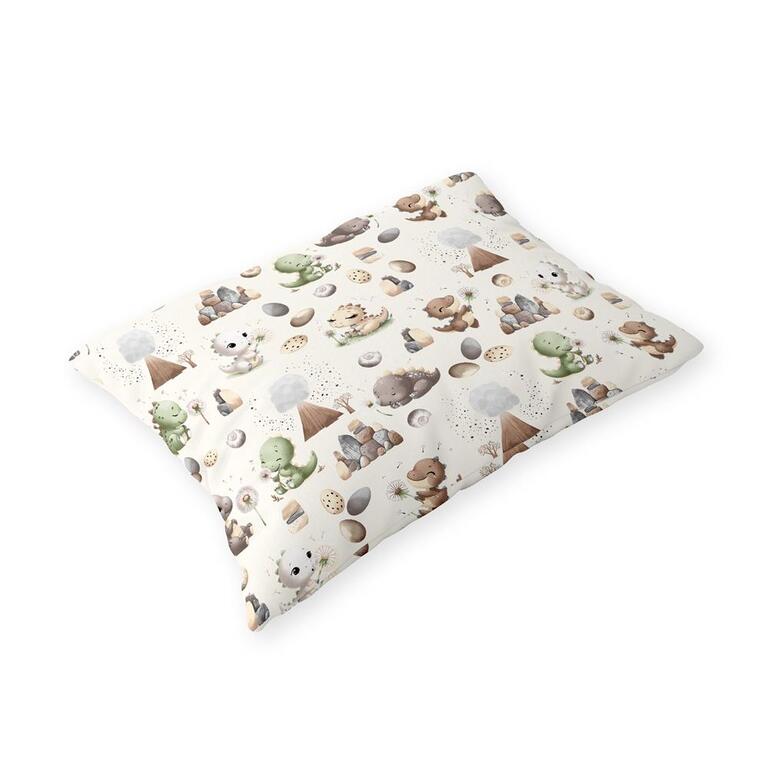 Poszewka na poduszkę 40x60cm BAWEŁNA 100% CERTYFIKAT - Dinusie Beż (1)