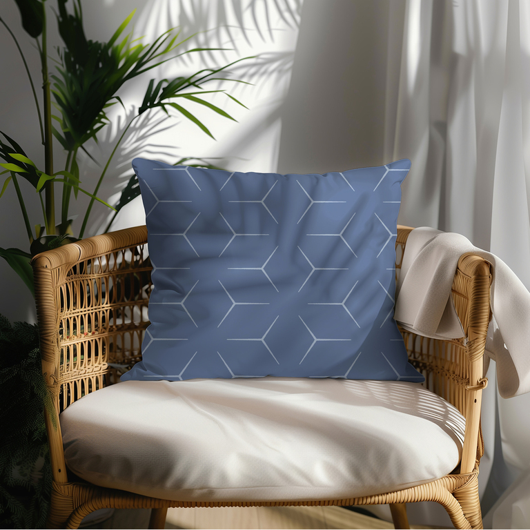 Poszewka na poduszkę 50x60cm BAWEŁNA CERTYFIKAT - MILANO JEANS (2)