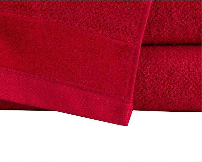 Zestaw 2x RĘCZNIK KĄPIELOWY 70x140 SPA HOTELOWY Duży Bawełniany 550g/m2 - VITO Czerwony (4)