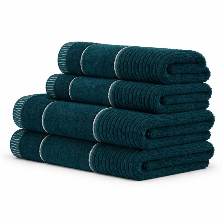 Zestaw Ręczników TEO 4 szt. – 2x 70x140 + 2x 50x90 cm | Bawełna 470 g/m2 kolor: Turkusowy (1)