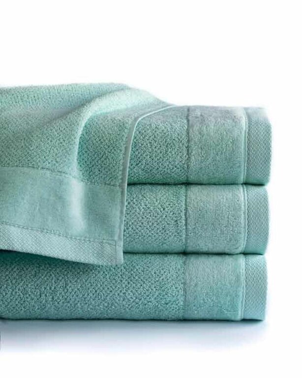 Zestaw 4x Ręczniki Bawełniane VITO 550 g/m2 – 2x 70x140 + 2x 50x90 | Hotelowe SPA Jasny Turkus/Aqua (4)