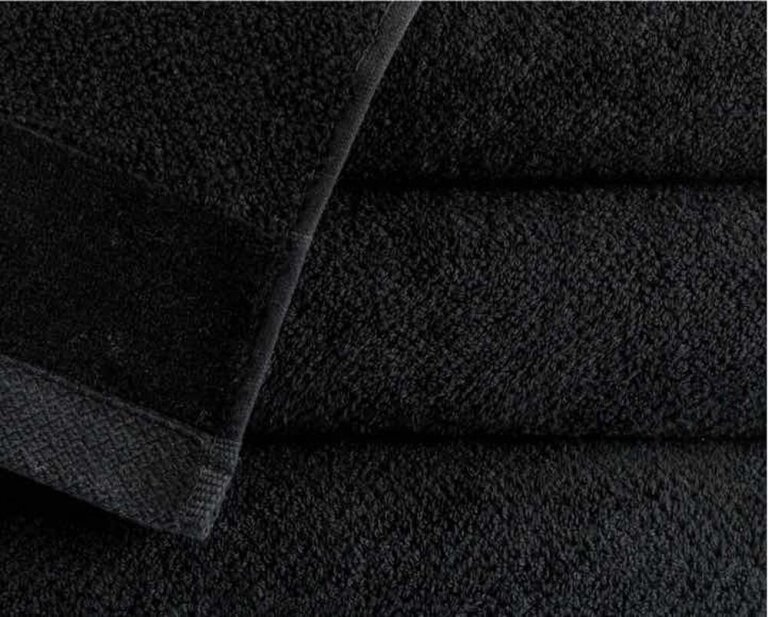 Zestaw 4x Ręczniki Bawełniane VITO 550 g/m2 – 2x 70x140 + 2x 50x90 | Hotelowe SPA Czarny (2)