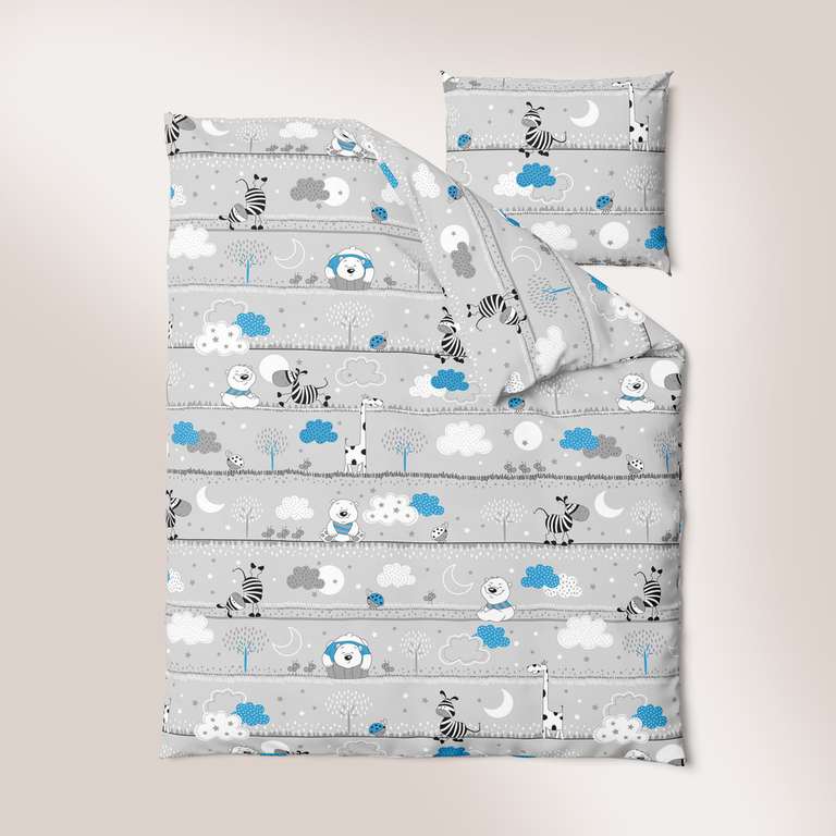POŚCIEL DZIECIĘCA 90x120 + 40x60 100% BAWEŁNA certyfikat 2-el do Łóżeczka Misio Zdzisio (2)