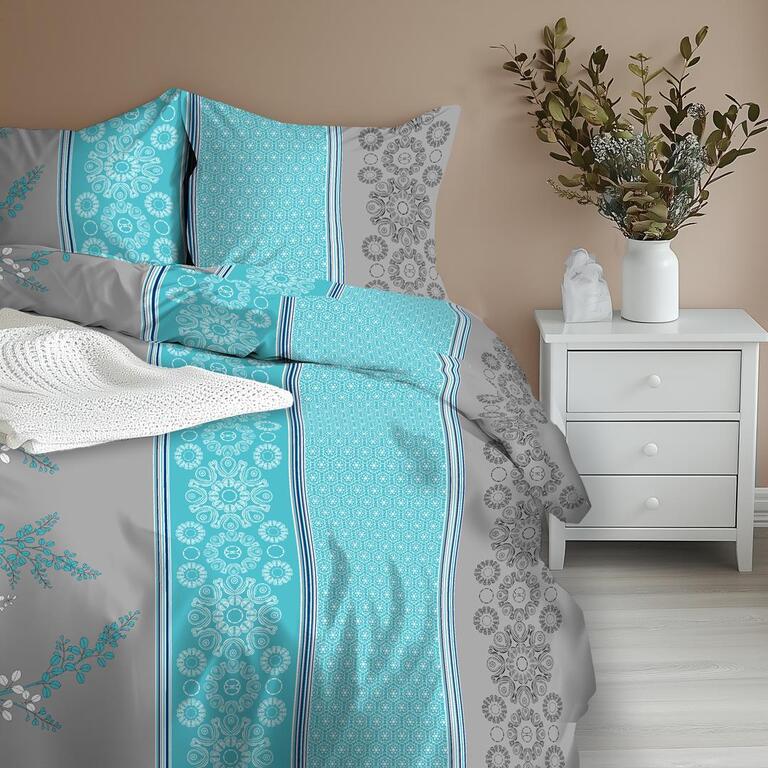 POŚCIEL Z KORY 160x200 + 2x70x80 Bawełna 100% Bielawa Produkt Polski - 1439  (2)